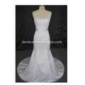 Customize Pure white/ivory Plus Size Church Mermaid Tulle Lace Pearl Bride wedding dresses for women gowns